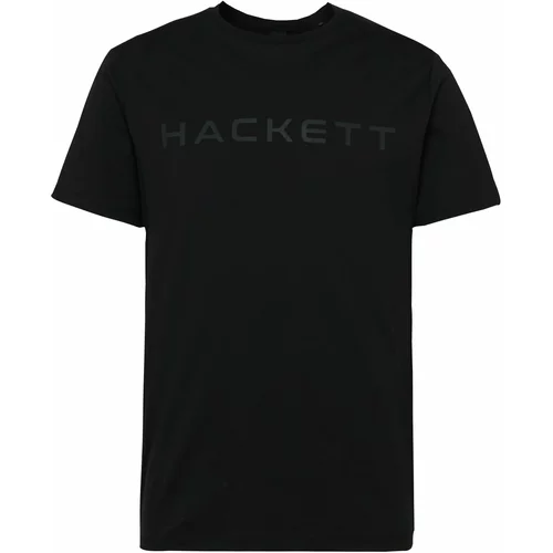 Hackett London Majica antracit siva / crna