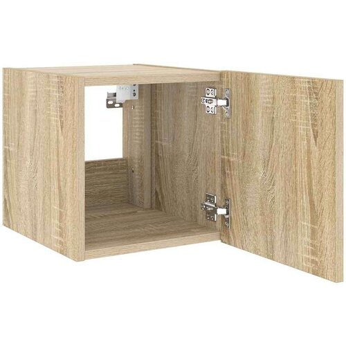 vidaXL Zidni TV ormarići LED 2 kom boja hrasta sonome 30 5x35x30 cm Cene