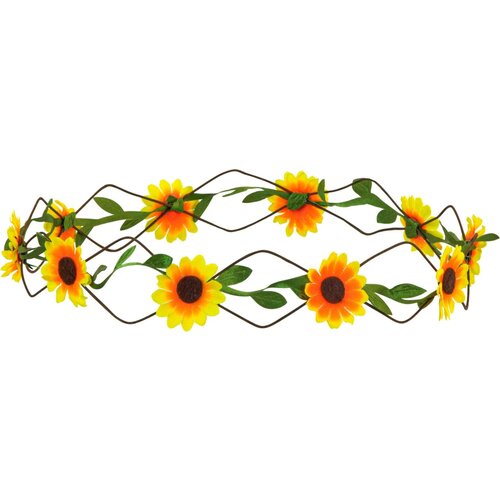  Cvetlična tiara s sončnicami - 1 k. Cene
