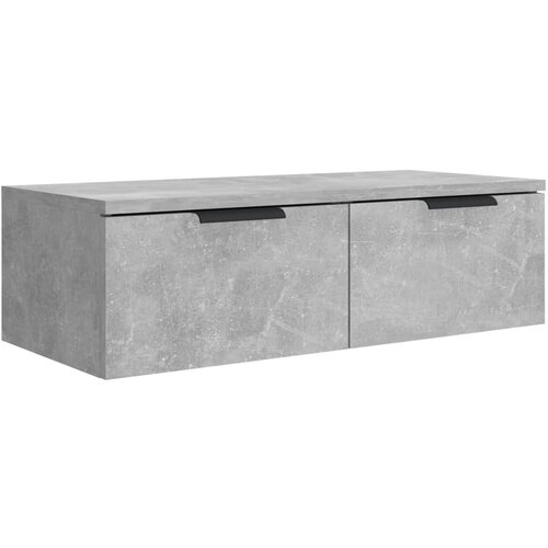 Maison Chic Stenska omarica - Zidna omarica betonsko siva 68x30x20 cm inženirski les iu374, (22063516) Cene