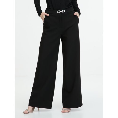 Orsay Black women&amp;#039;s wide trousers - Women&amp;#039;s Slike