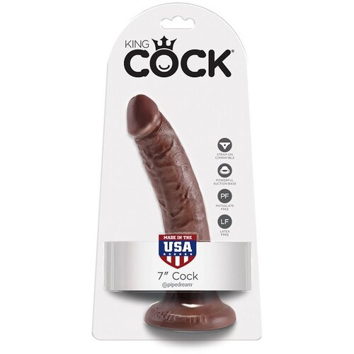 King Cock 7&amp;quot; COCK BLACK 17.8 CM Slike