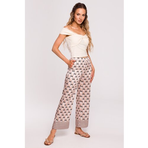 Made Of Emotion Woman's Trousers M677 Model 3 Slike