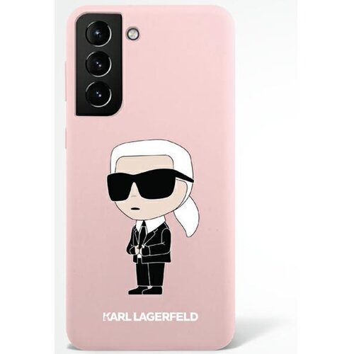 Karl Lagerfeld Ovitek za Samsung Galaxy S23 &ndash; Pink Silicone Ikonik, (20453705) Cene
