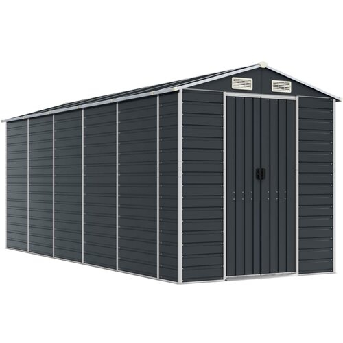 vidaXL Vrtna lopa antracit 191x470x198 cm pocinkano jeklo, (20956255) Cene