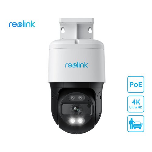 Reolink RLC-830A IP kamera, 4K Ultra HD, PoE, vrtenje in nagibanje, IR nočno snemanje, LED reflektorji, aplikacija, IP65 vodoodpornost, dvosmerna komunikacija, bela Cene