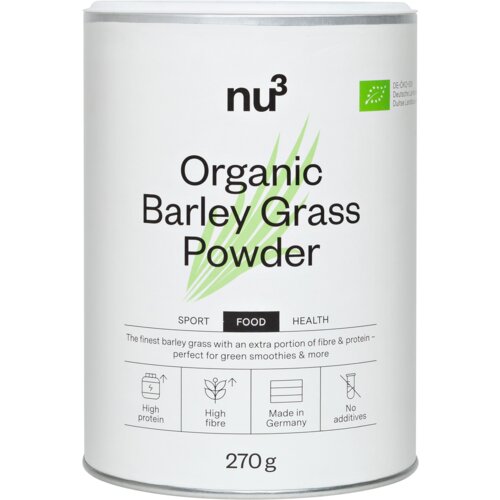 Nu3 Bio Barley Grass Powder - 270 g Slike