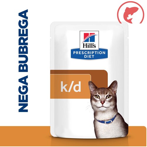 Hill’s PD Cat k/d Kidney Care s lososom 85 g vrećica Cijene