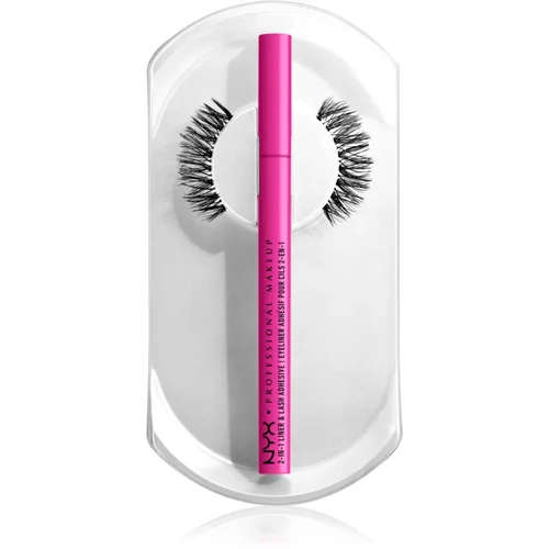 NYX Professional Makeup Jumbo Lash! umjetne trepavice (s ljepilom i aplikatorom)