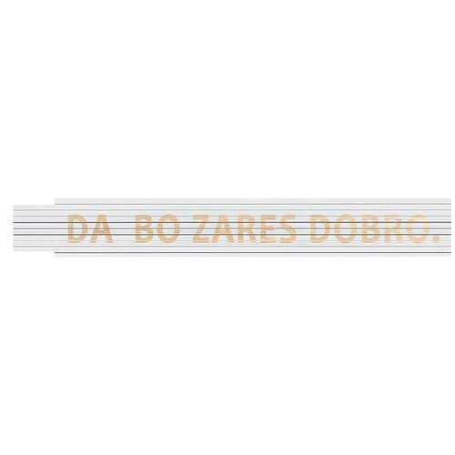 HEKA Zložljivi meter (Dolžina: 2 m, Bela, Natis: DA BO ZARES DOBRO.) Cene