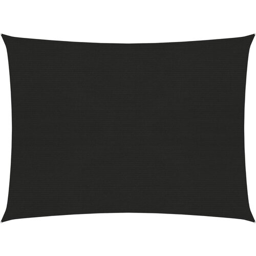 vidaXL Senčno jadro 160 g/m² črno 2x3,5 m HDPE Cene