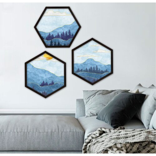 Wallity Uokvirena slika 6GEN146939, 35x35 cm, 3 dijela Cijene