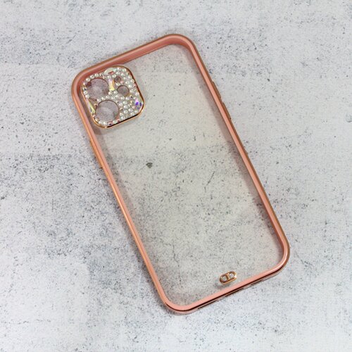 Maska za telefon Cirkon Camera za iPhone 12 6.1 roze Slike