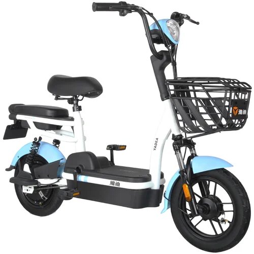 Yadea Baterijski bicikl Leme 48V 12Ah - plavi Slike
