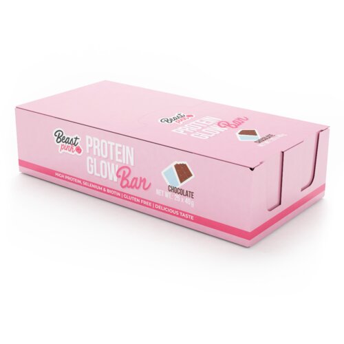 BeastPink proteinska čokoladica glowbar 25 x 40 g čokolada Cene