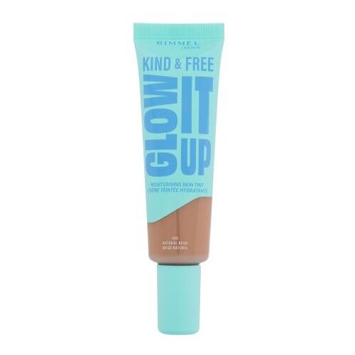 Rimmel London Kind &amp;amp; Free Glow It Up Moisturising Skin Tint puder normalna 30 ml nijansa 400 Natural Beige Slike