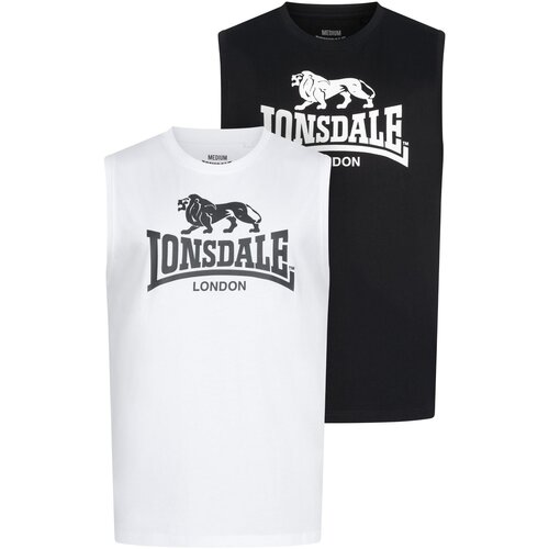 Lonsdale Men&amp;#039;s sleeveless t-shirt regular fit double pack Slike