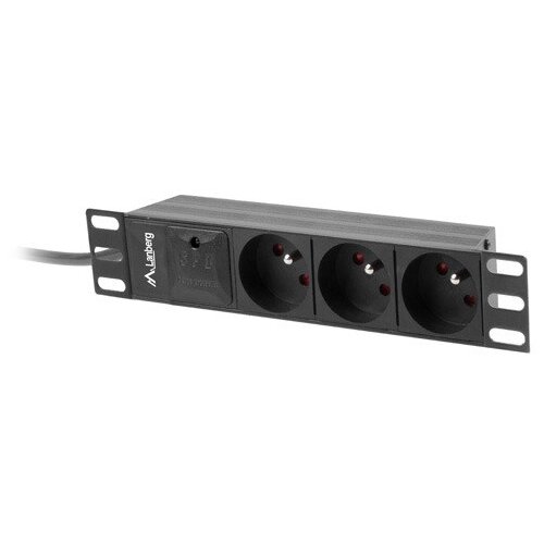 Lanberg 10 RACK POWER STRIP (1U, 16A, 3X 230V PL) Cijene