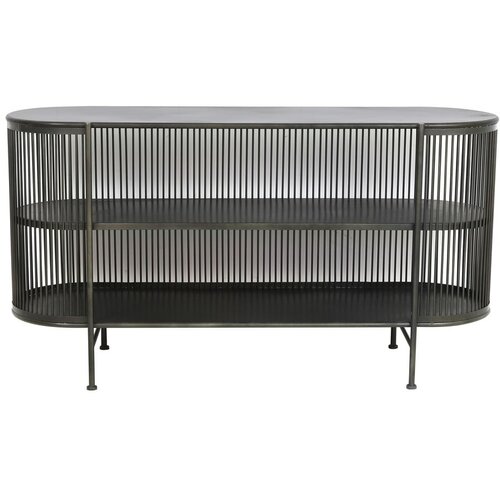 Light &amp;amp; Living Crna metalna niska komoda 149x80 cm Yinthe - Slike