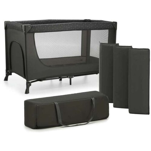Kinderkraft prenosna postelja Joy 2 dark grey Cene