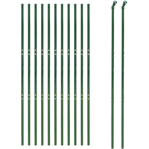 vidaXL Mrežna ograja zelena 1,4x25 m Cene