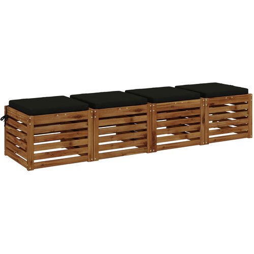  Jastučići za sjedenje SOEST 4 kom. 100% poliester Crna Slike