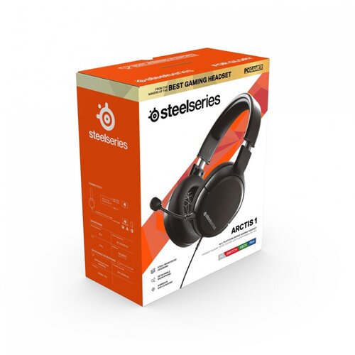Steel Series gaming slu&amp;scaron;alke Arctis 1, črne Slike