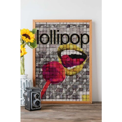 Wallity uramljena slika Popmosaıc12, 33x48 cm Cene