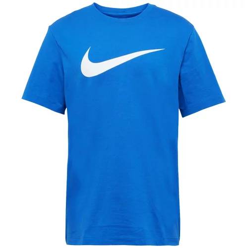 Nike Sportswear Majica 'Swoosh' kraljevsko plava / bijela
