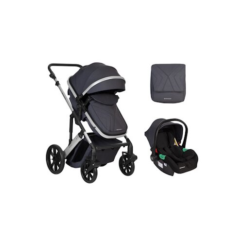 Kikka Boo kolica darling premium set 2u1 sa autosedištem i-size dark grey Cene