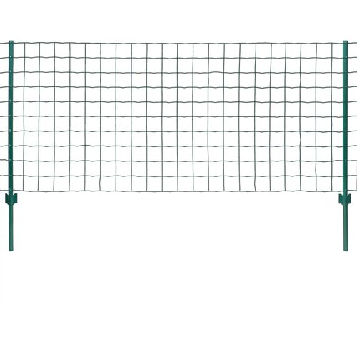 VidaXL Evro ograja iz jekla 20x1 m zelena Slike