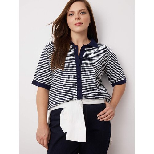 Trendyol Ženska bluza Tbbss25Af00115, Tamnoplave Cene
