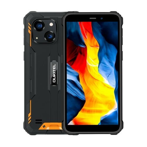 Oukitel WP20 pro black orange rugged mobilni telefon 4GB/64GB/6300mAh/Android12~1 ( WP20 pro black orange + poklon powerbank w80 ) Slike