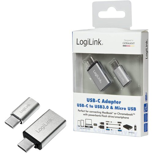 Logilink USB Type -C to USB A F + C M to micro USB F AU0040 Slike