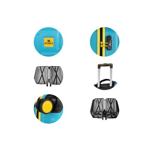 Zoozie Bags Set kofera 8470, 2 dijela, Tirkizni Slike