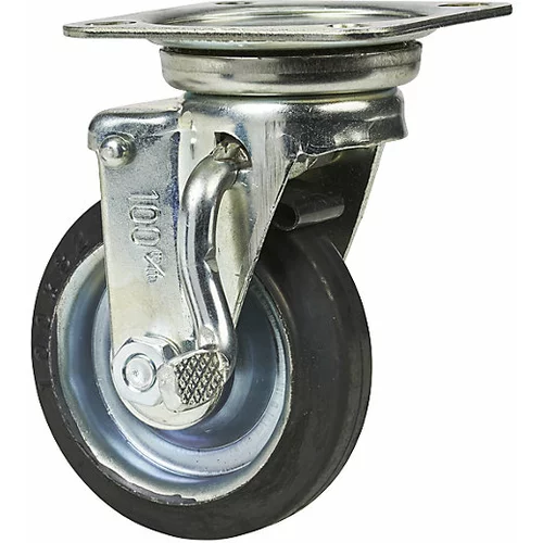  Nadomestno kolo, Ø 100 x 32 mm, vrtljivo kolo z zavoro