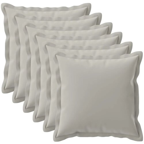  Presvlaka za jastuk 6 kom. HOUTEN Siva 70 x 70 cm Poliester - Siva 70 x 70 cm 6 Cene