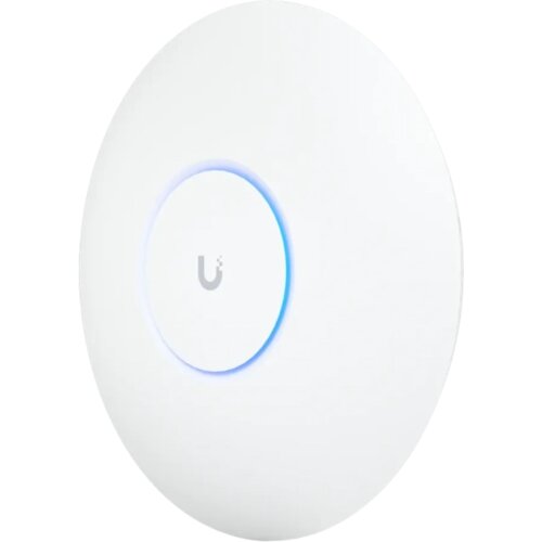 Ubiquiti U6 Pro WiFi 6 / 6 spatial streams; 140 m2 (1,500 ft&amp;sup2;) coverage; 350+ connected devices; Powered using PoE; GbE uplink. Slike