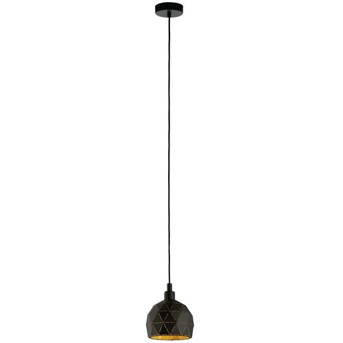 Eglo visilica roccaforte crna, 40 w, E14, 17 cm Slike
