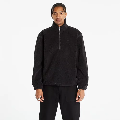 Adidas Sweater majica 'Premium Essentials Half Zip' crna