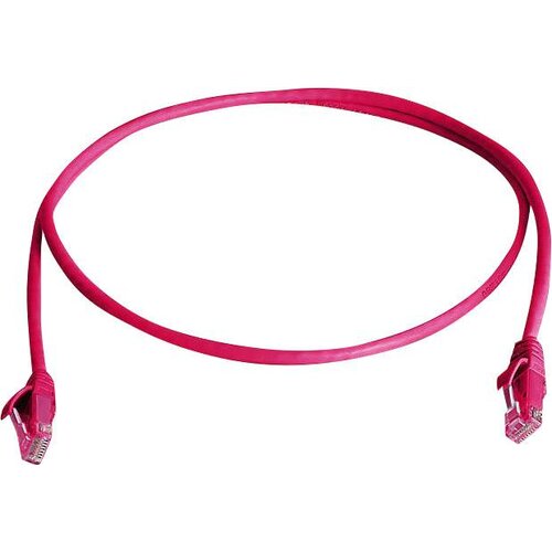 Telegärtner L00004A0181 RJ45 omrežni kabel\, Patch kabel CAT 6 U/UTP 7.50 m rdeča ognjevaren\, brez halogena 1 kos, (20415597) Cene