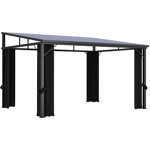  Sjenica sa zastorom 405 x 294 x 244 cm antracit Cijene