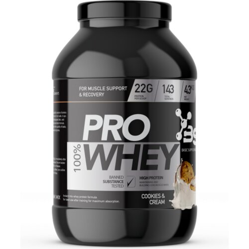 Basic Supplements 100% PRO WHEY 4.3KG - Cookie's &Cream Cijene