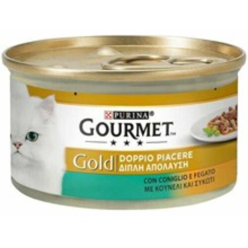 Gourmet gold 85g - komadići zečetine i jetre u sosu Slike