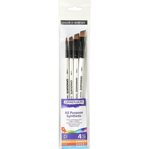 DALER ROWNEY Graduate Multi-Technique Brush Synthetic Set čopičev Slike