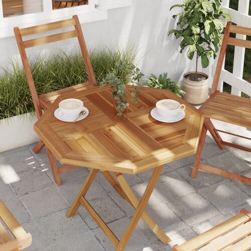 vidaXL Stolna ploča 70 x 70 x 2 5 cm osmerokutna od masivne tikovine Cijene