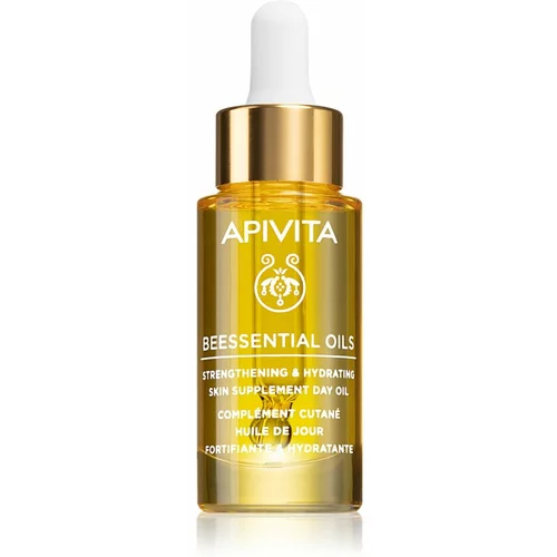 Apivita Beessential Oils posvjetljujuće dnevno ulje za intenzivnu hidrataciju lica 15 ml