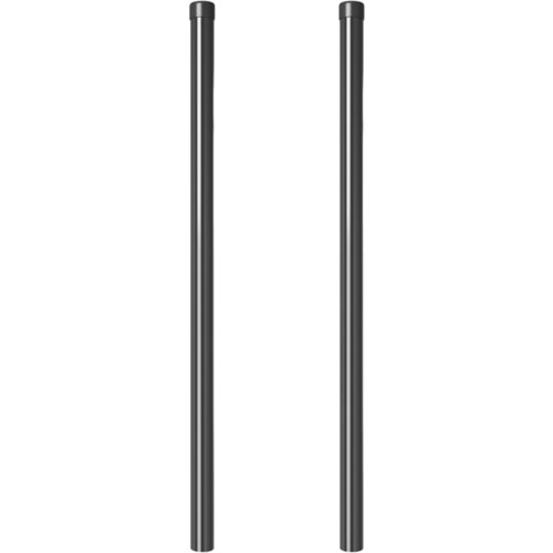 vidaXL Ograde 2 pcs Siva 100 cm Čelik s praškastim premazom Cene
