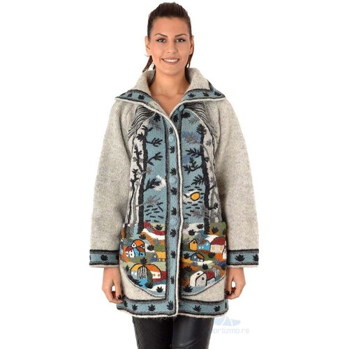 Sirogojno jakna ženska jakna od vune 6040-54 (ručn Slike