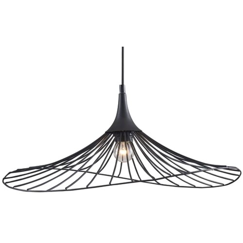  Visilica na sajli ARIELLE 1xE27/20W/230V prečnik 50 cm crni Slike